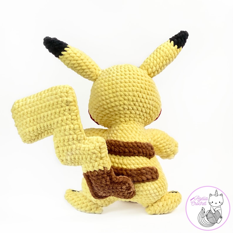 CROCHET PATTERN Pikachu Amigurumi PDF file English, French image 4