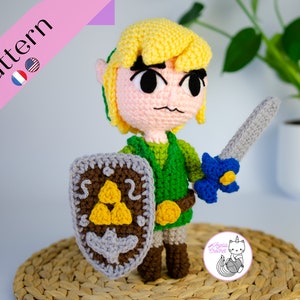 WZÓR SZYDEŁKOWY - Link Cartoon, Zelda the Windwaker - plik PDF - francuski, angielski