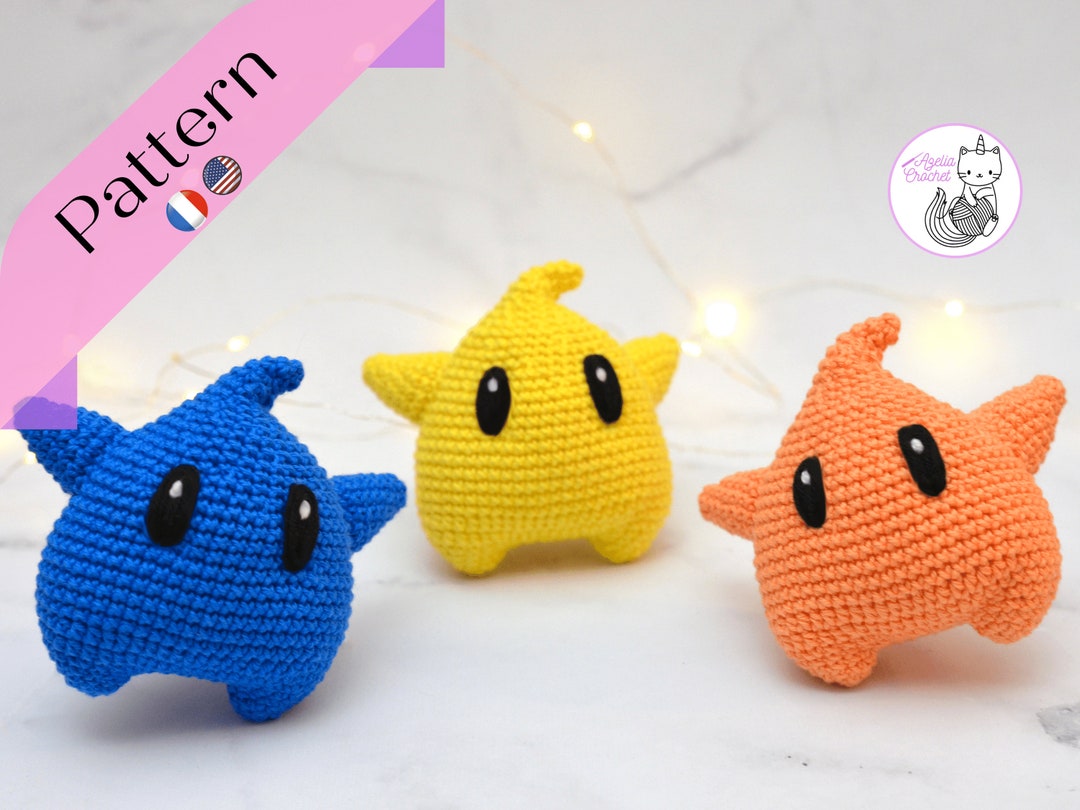 CROCHET PATTERN Luma Super Mario Galaxy PDF File English, French Etsy