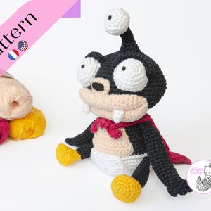 WZÓR SZYDEŁKOWY - Nibbler Futurama amigurumi - plik PDF - francuski, angielski