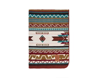 Handmade Throw Blanket: Otavalo Artisan Boho Bedding