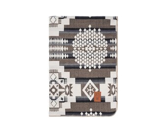 Handmade Otavalo Blanket: Double-Sided Geometric Throw, Boho Aztec Artisan Style