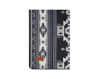 Handmade Otavalo Blanket: Double-Sided Geometric Throw, Boho Aztec Style l