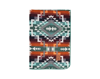 Handmade Throw Blanket: Otavalo Aztec Boho Bedding