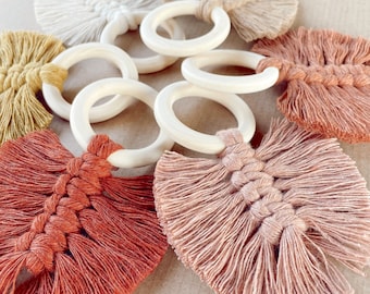 Boho Feather Napkin Rings