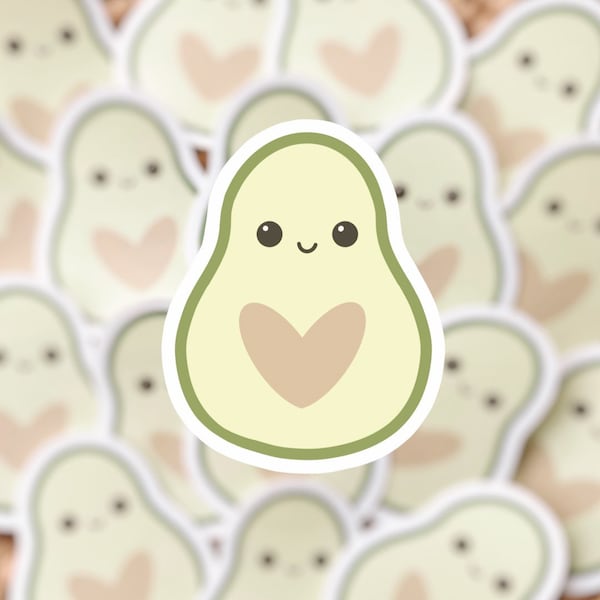 Cute Avocado Sticker