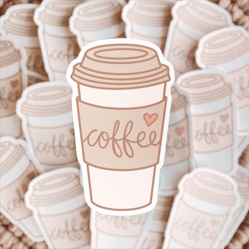 Coffee Sticker Etsy