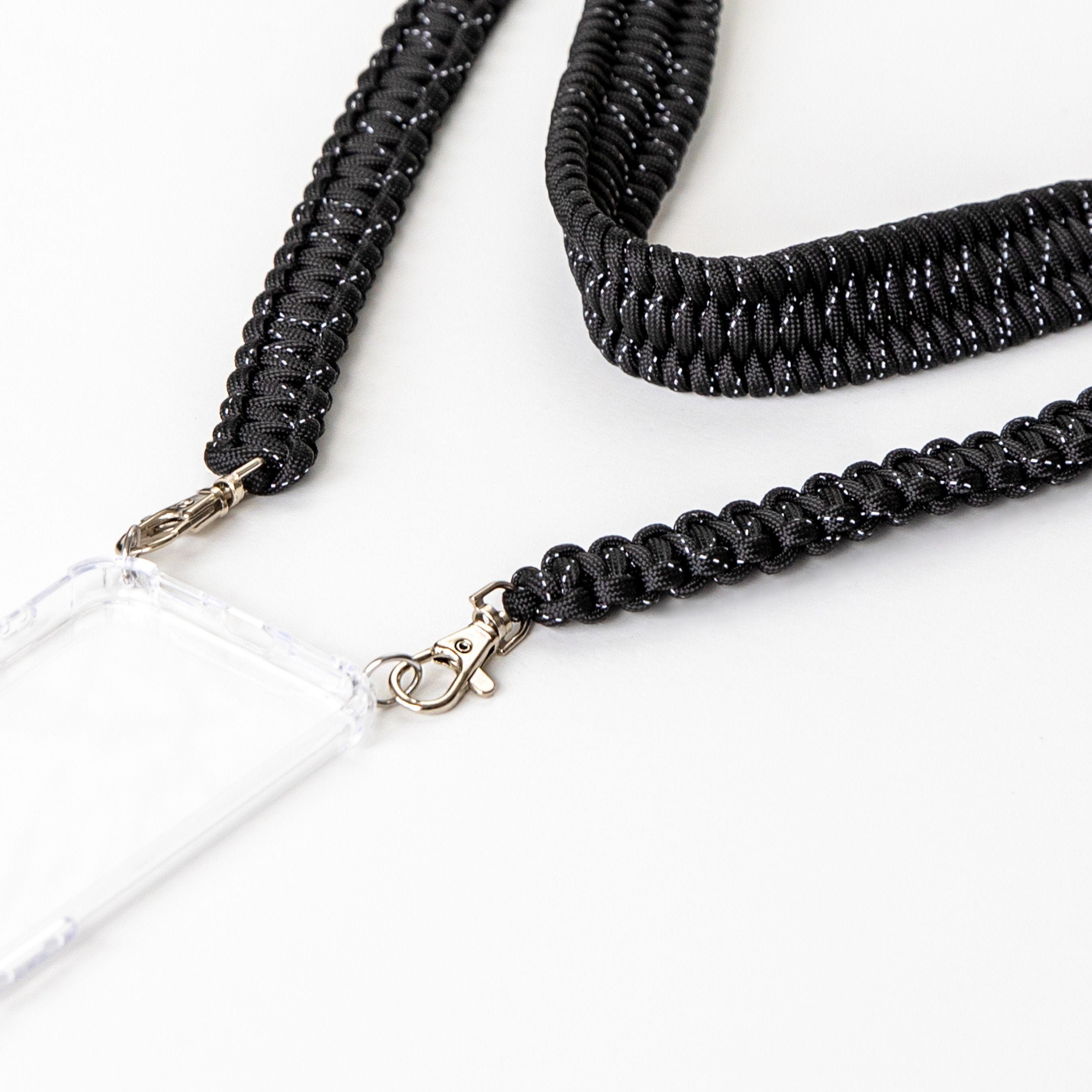 Mobile Phone Chain *reflective*, Black, Phone Necklace Mobile Phone Chain *reflective*, Black, Phone Necklace