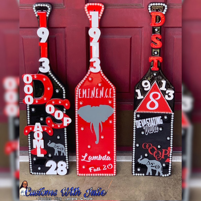 Custom Greek Sorority Paddles | Etsy