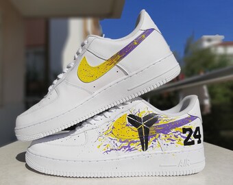 custom lakers air force 1