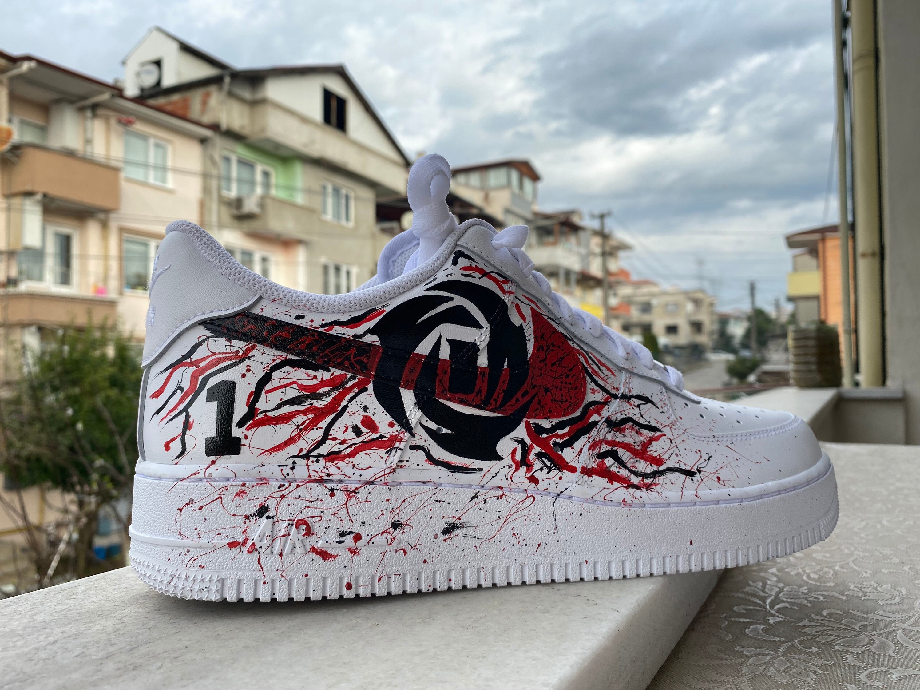 chicago bulls custom air force 1