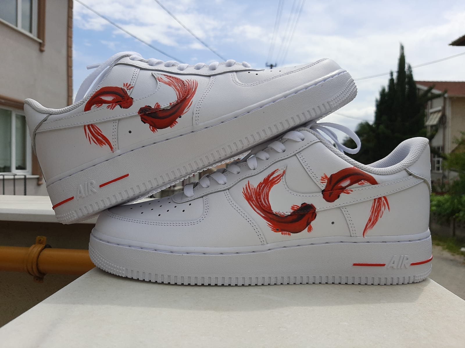 custom air forces size 7
