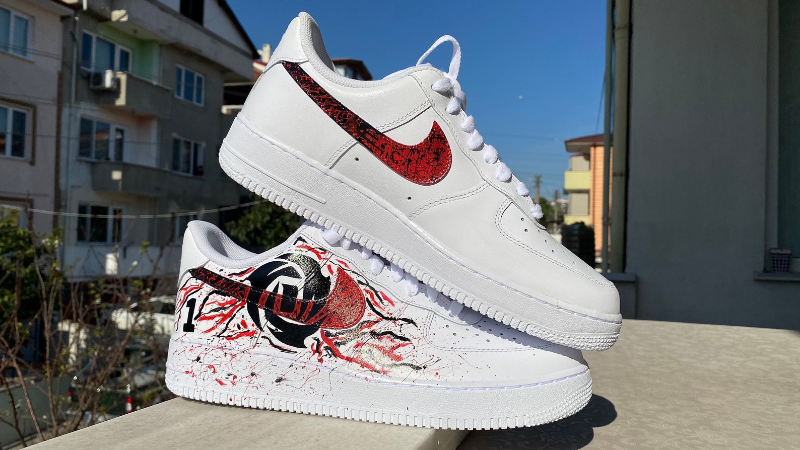 chicago bulls custom air force 1
