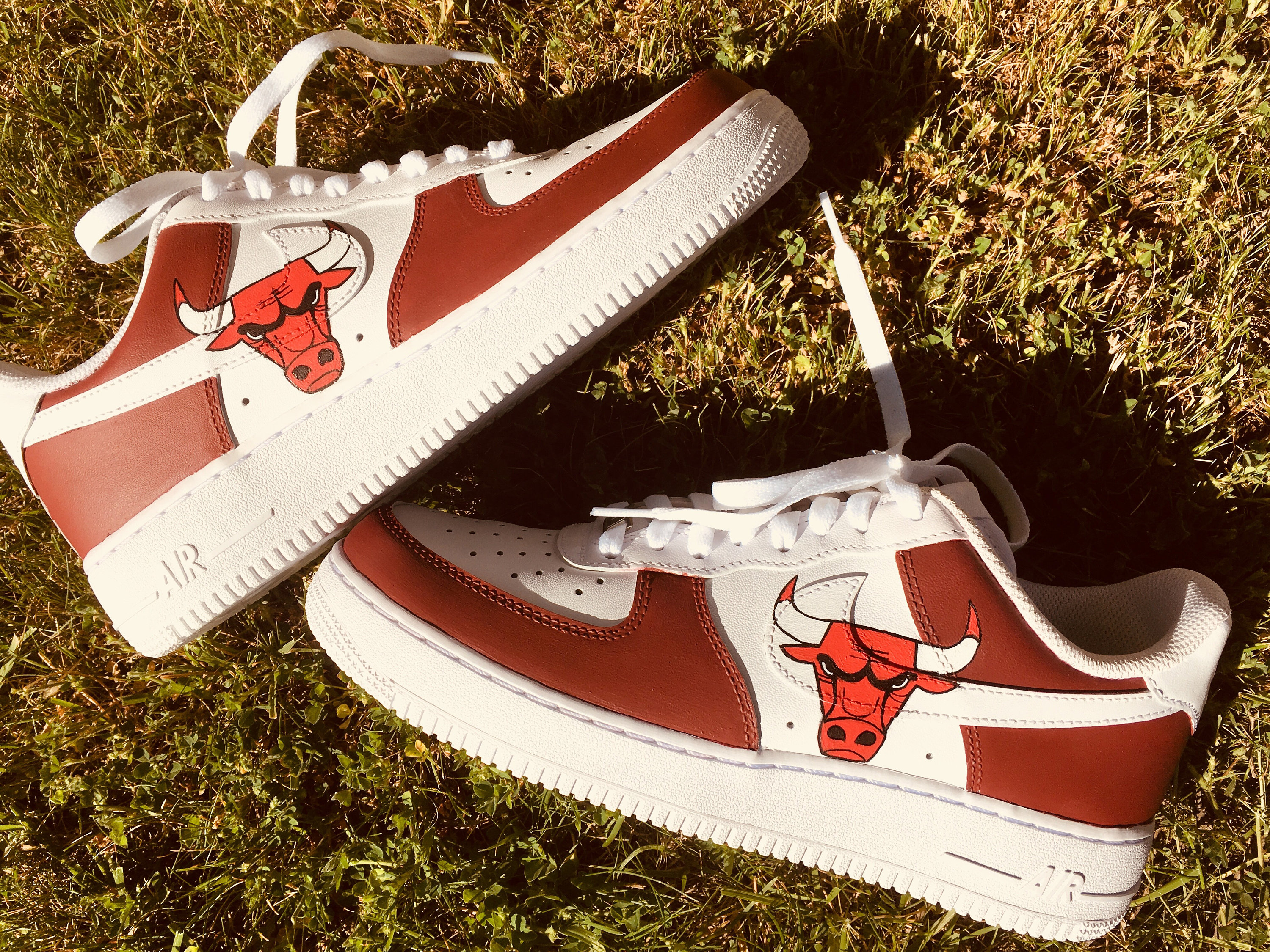 chicago bulls custom air force 1
