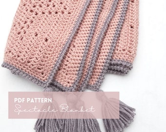 Spectacle Blanket Crochet Pattern PDF