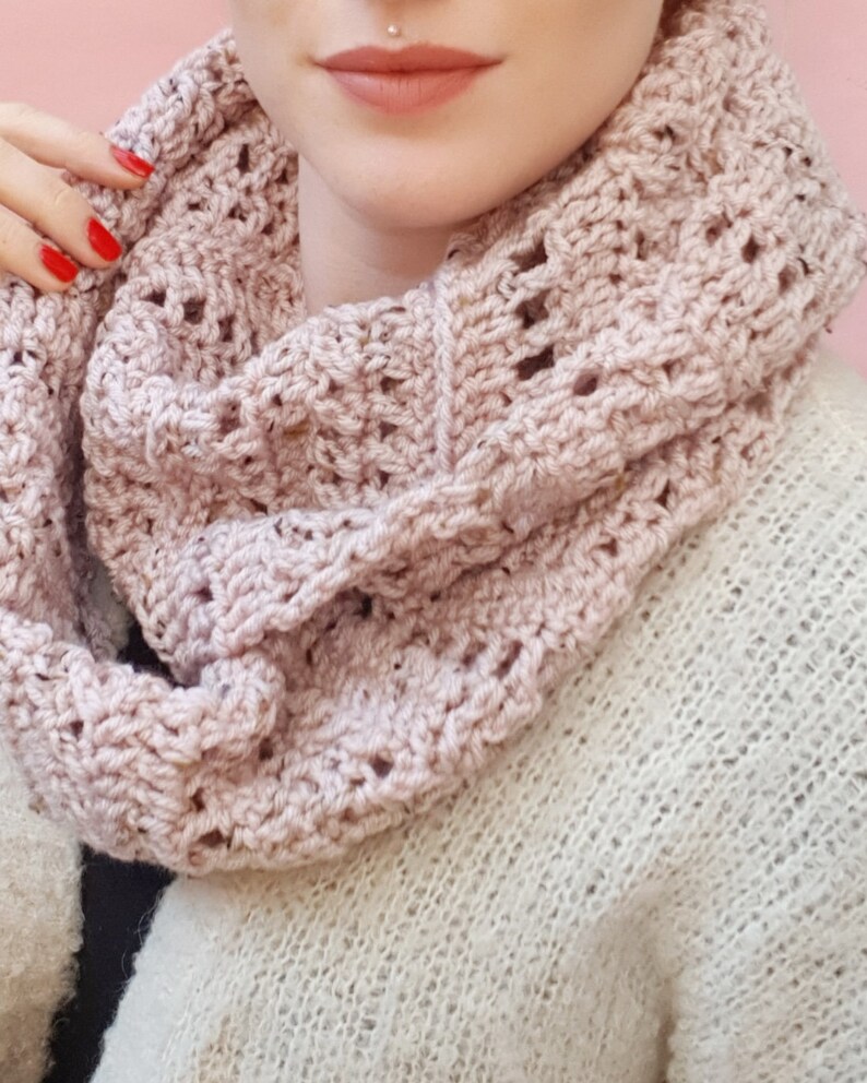 Echo Infinity Scarf Crochet Pattern PDF | Etsy