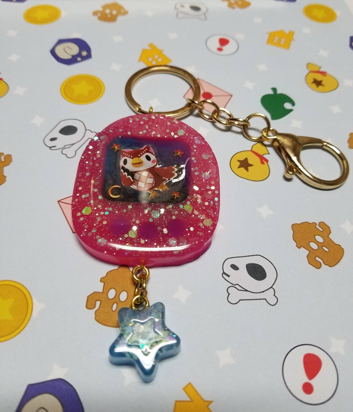 Animal Crossing Themed Pocket Game Keychain Amiibo Available Etsy