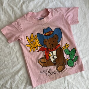 Children's Vintage Texas Teddy Tee Size 2