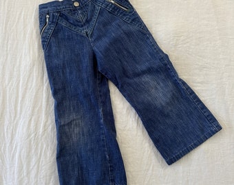 Children’s Vintage 70’s Flair Denim Blue Jeans Size 4