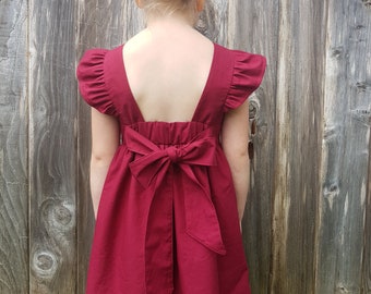 burgundy dress canada