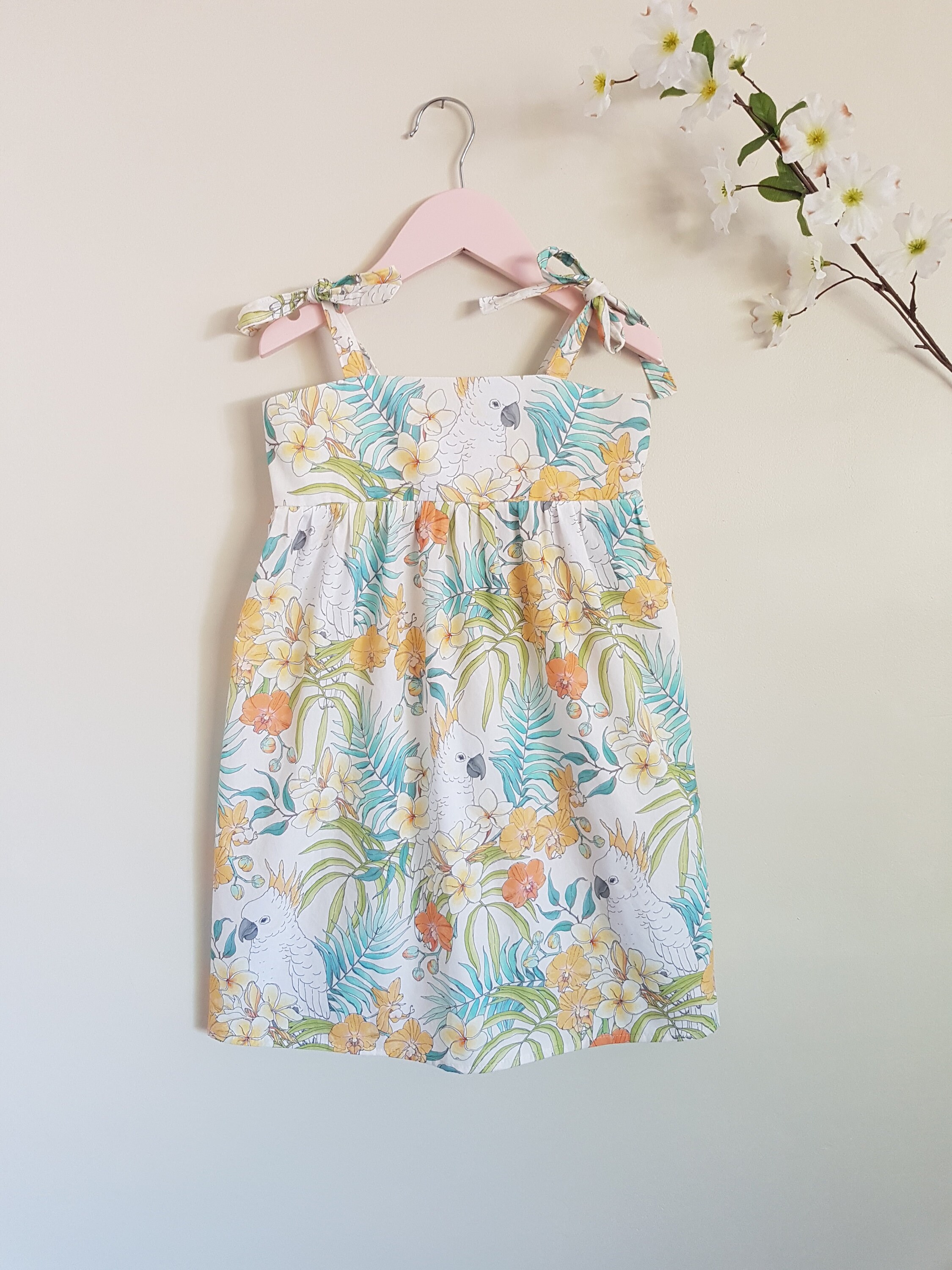 Hawaiian toddler beach dress little girl dresses loose | Etsy