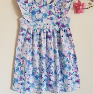 Flutter Sleeve Toddler Dress, Little Girl Dresses, Baby Doll Dress ...