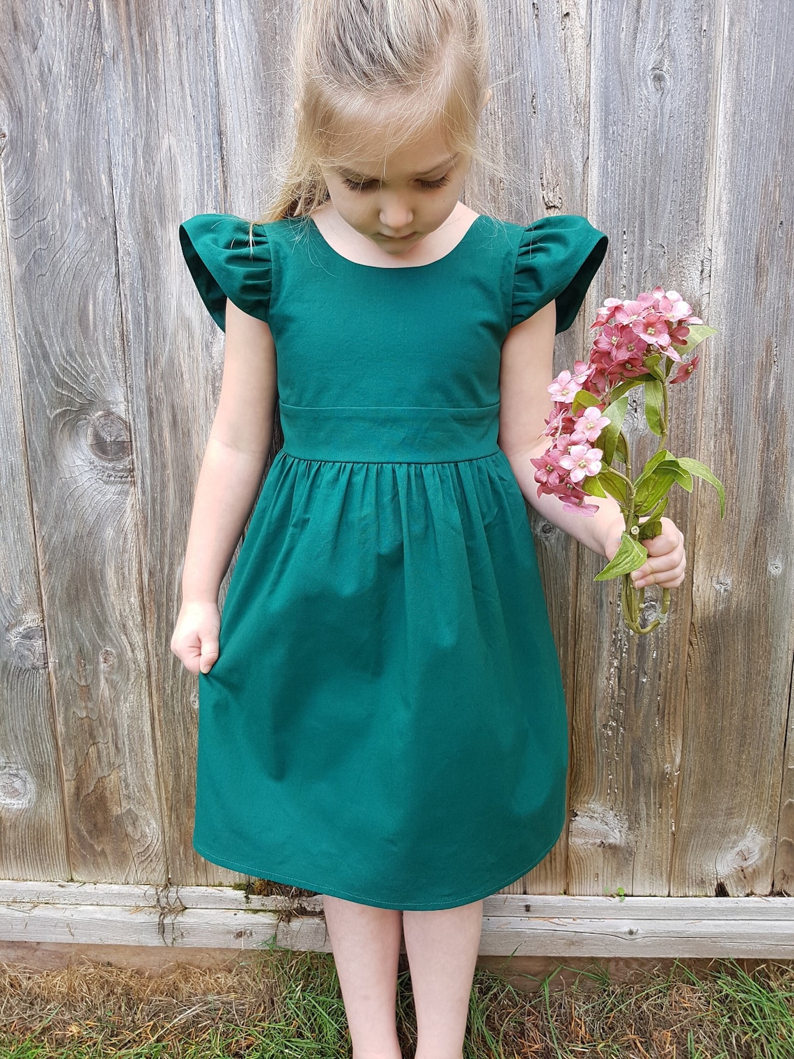 Emerald Green Little Girl Dresses Christmas Dress Baby Girl | Etsy