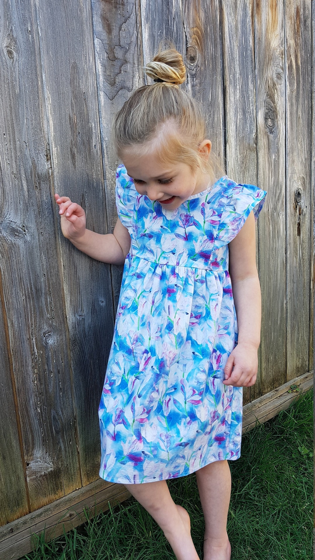 Flutter Sleeve Toddler Dress, Little Girl Dresses, Baby Doll Dress ...