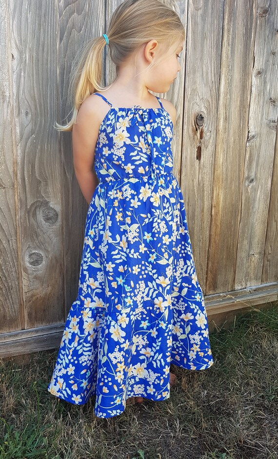 little girl boho maxi dress