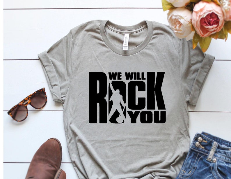 We Will Rock You Queen Band Shirt Freddie Mercury Shirt - Etsy