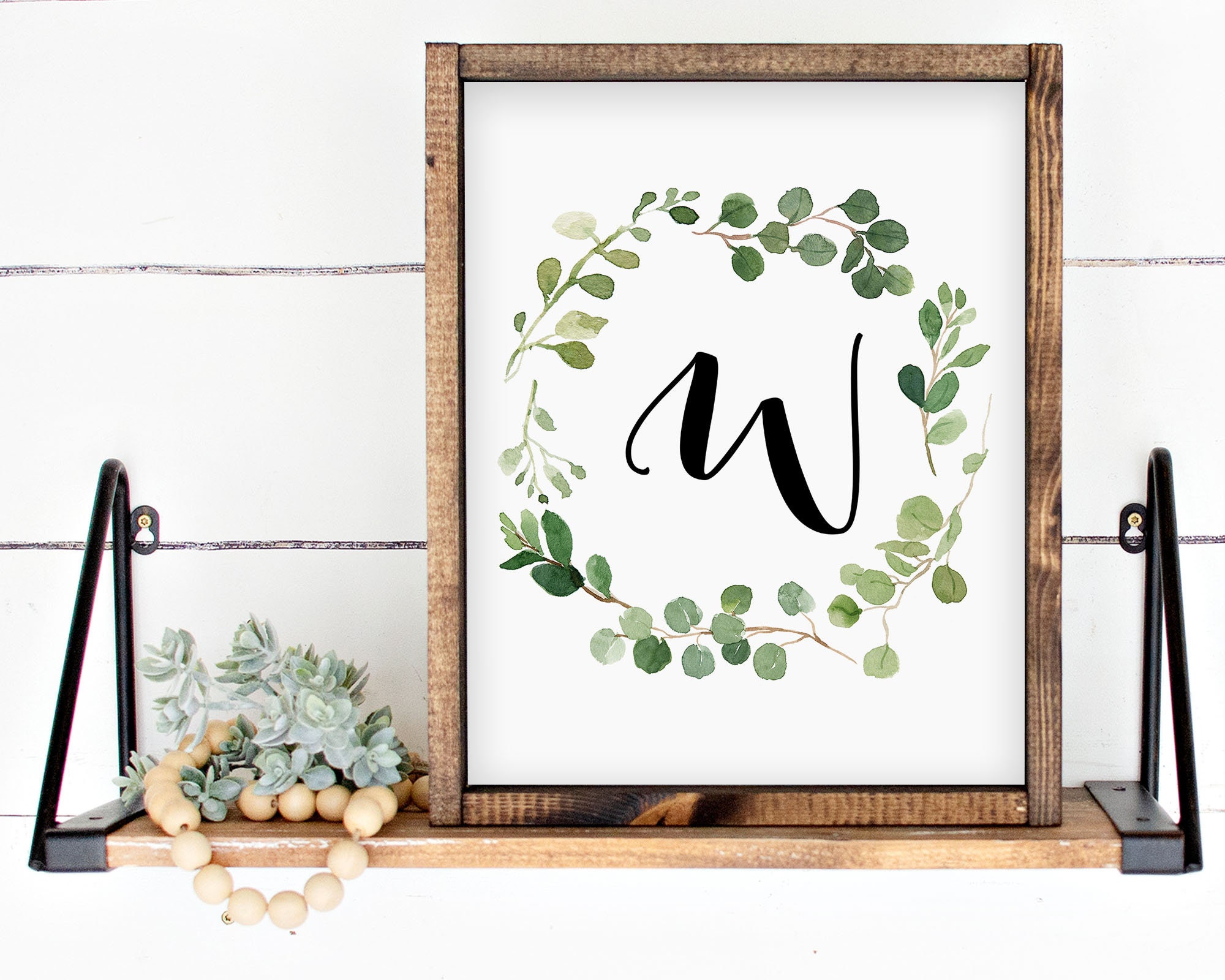 Decorative Letter W Wall Art