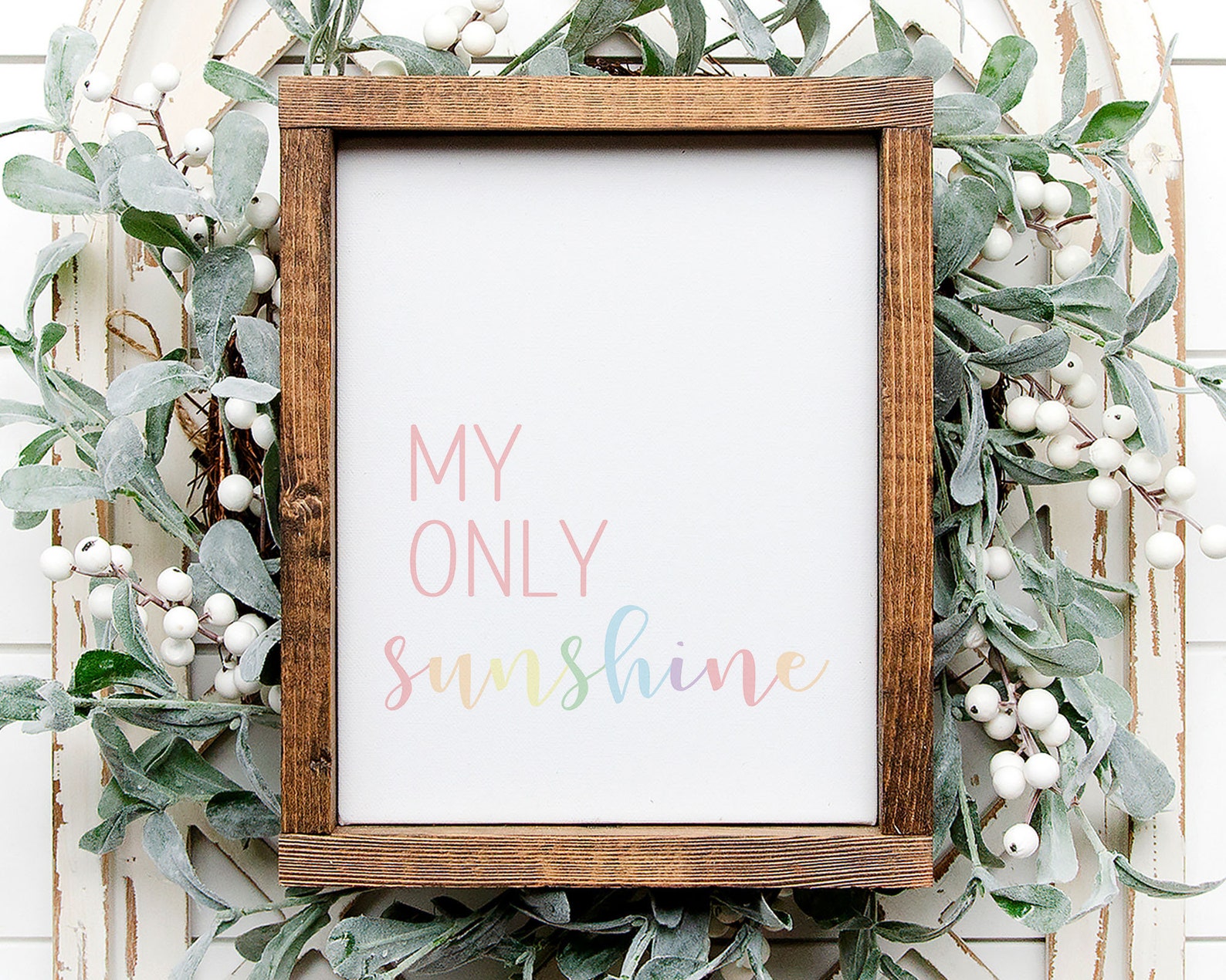 Pink You Are My Sunshine Printable Wall Art My Only Sunshine Etsy