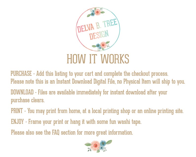 Trick or Treat Printable Wall Art Watercolor Halloween image 9