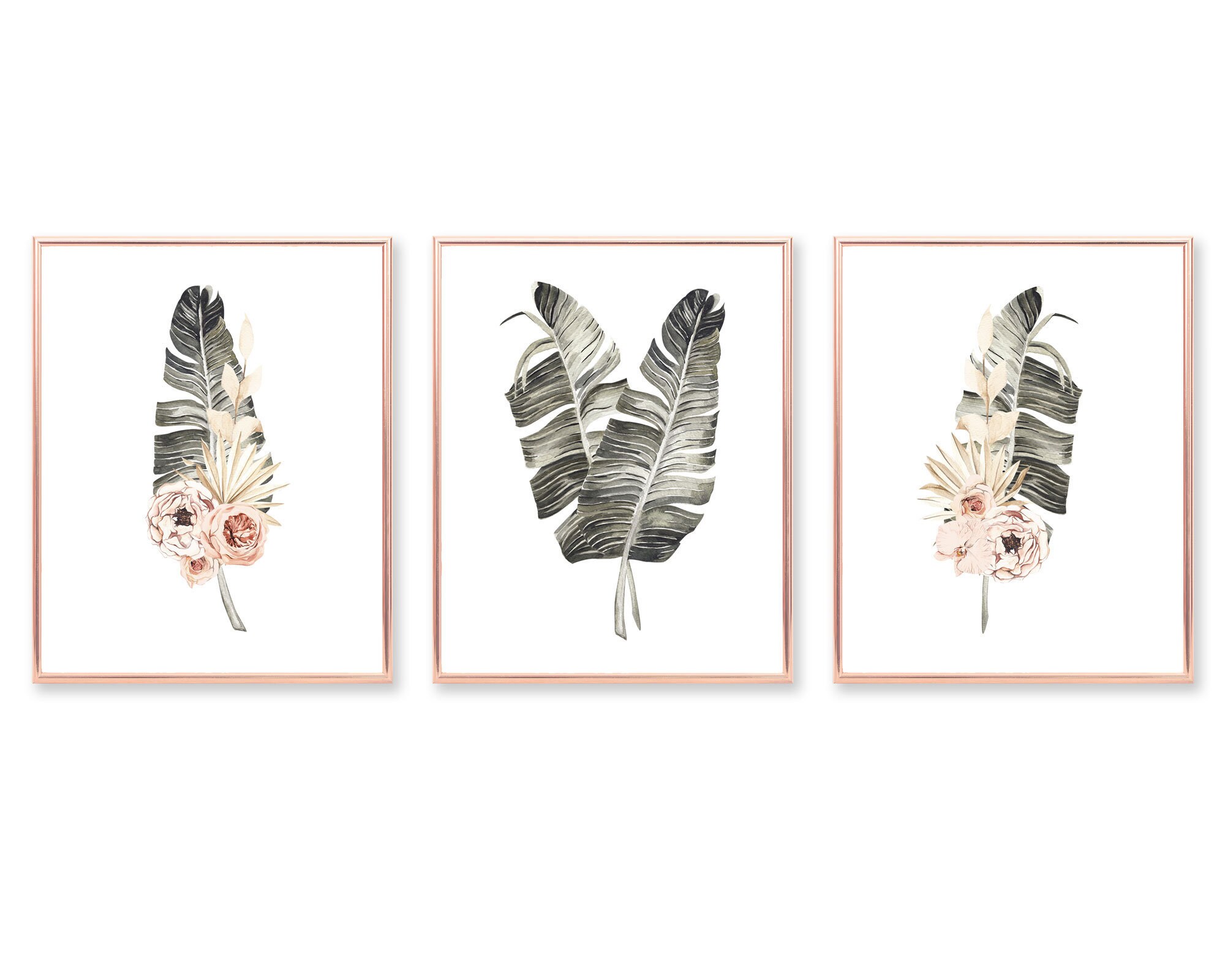 Decoración de la guardería boho de la niña del bebé impresión | Etsy