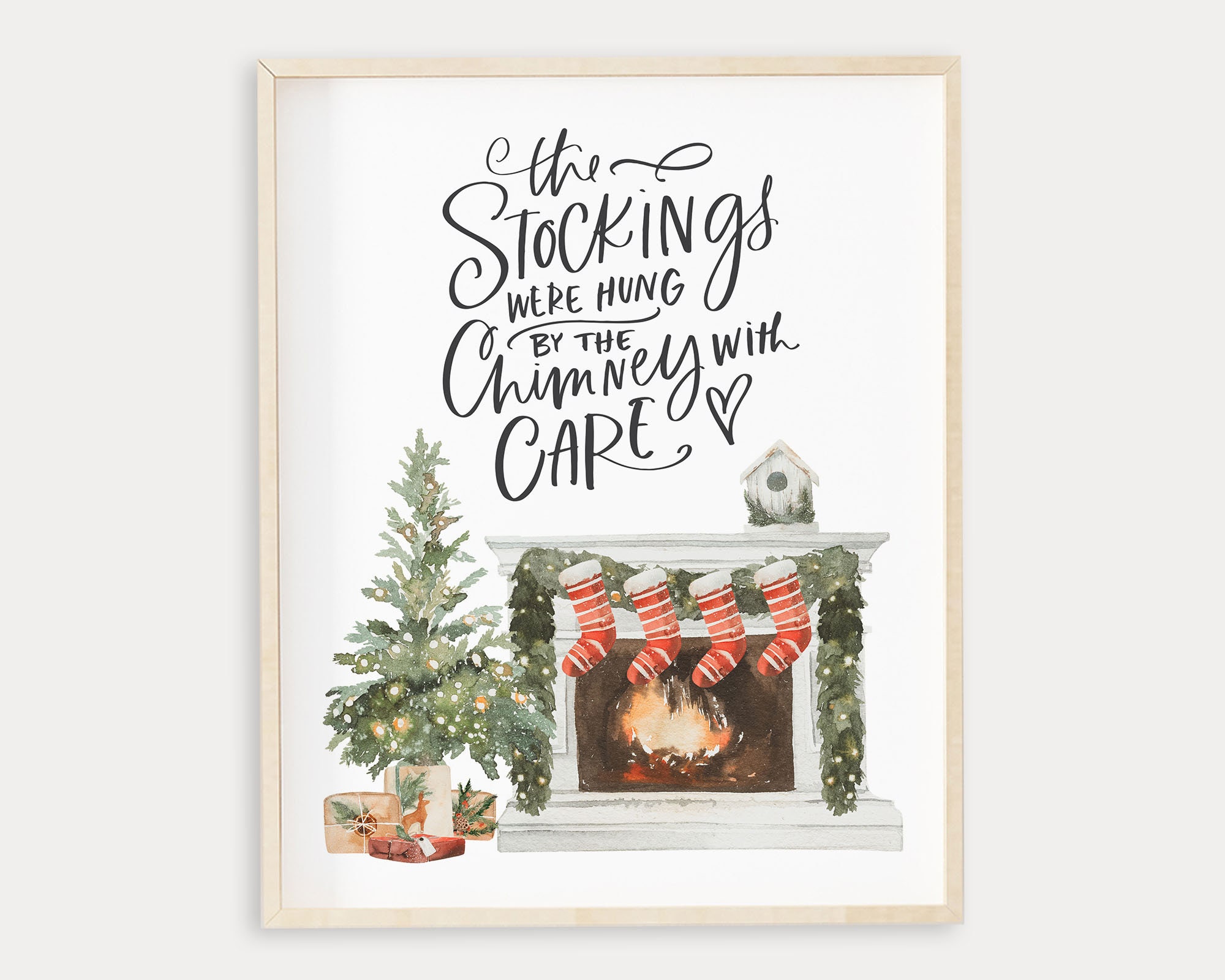 Well Hung, Funny Christmas Stocking Design Art Board Print for Sale by  gorillamerch