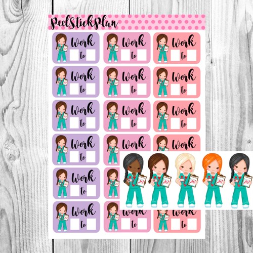 Student School Planner Stickers Nursing Student Planner Etsy