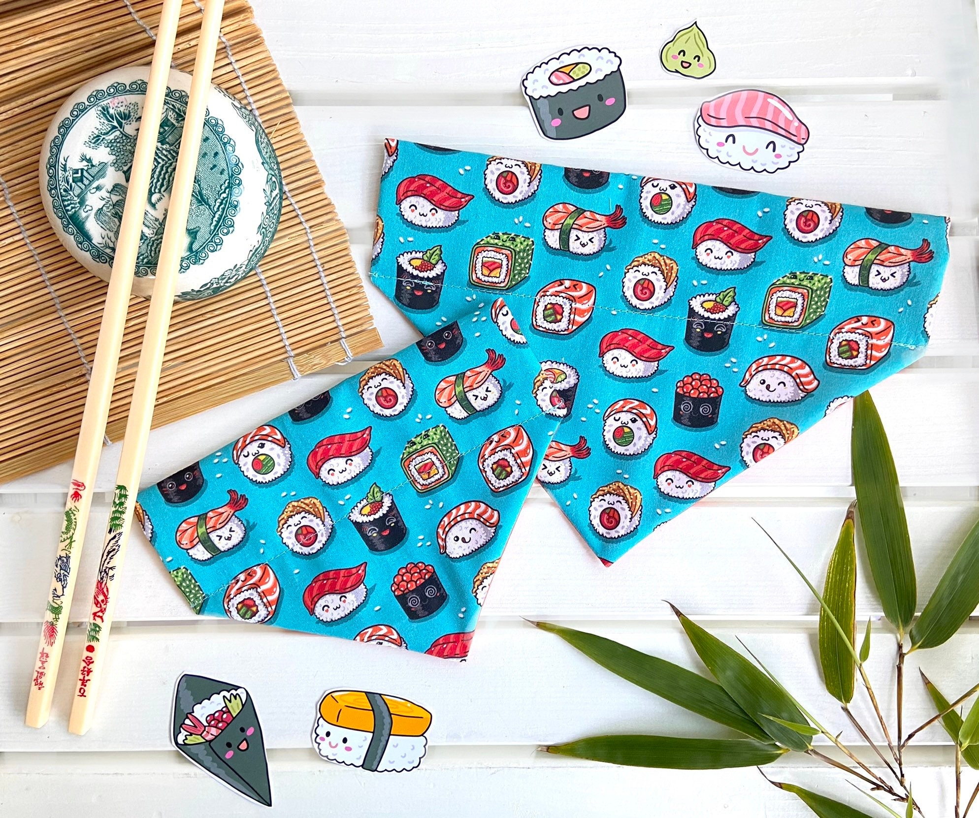 Sushi Hunde Bandana süßes Essen Thema Hunde bandana Etsy