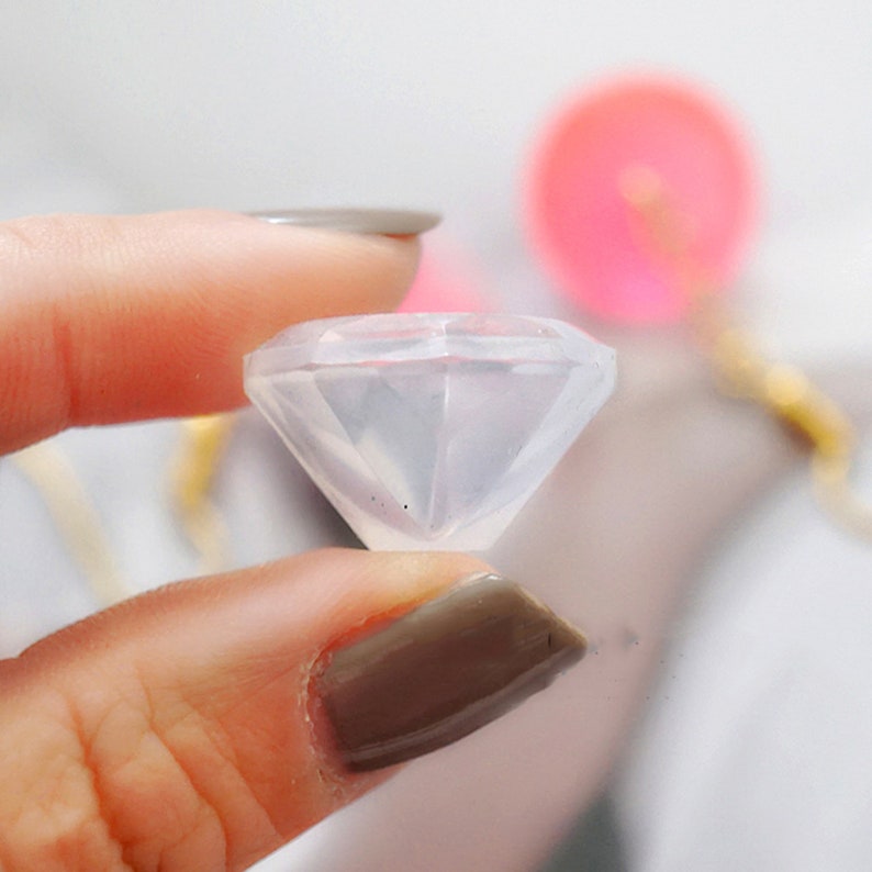 10pcs Diamond Pendant Mold Resin Mold Making WidgetsOrnament Handmade Mold. Special Mold Silica Gel Mold Diy Clay Mold Crafts mold