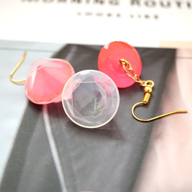10pcs Diamond Pendant Mold Resin Mold Making WidgetsOrnament Handmade Mold. Special Mold Silica Gel Mold Diy Clay Mold Crafts mold