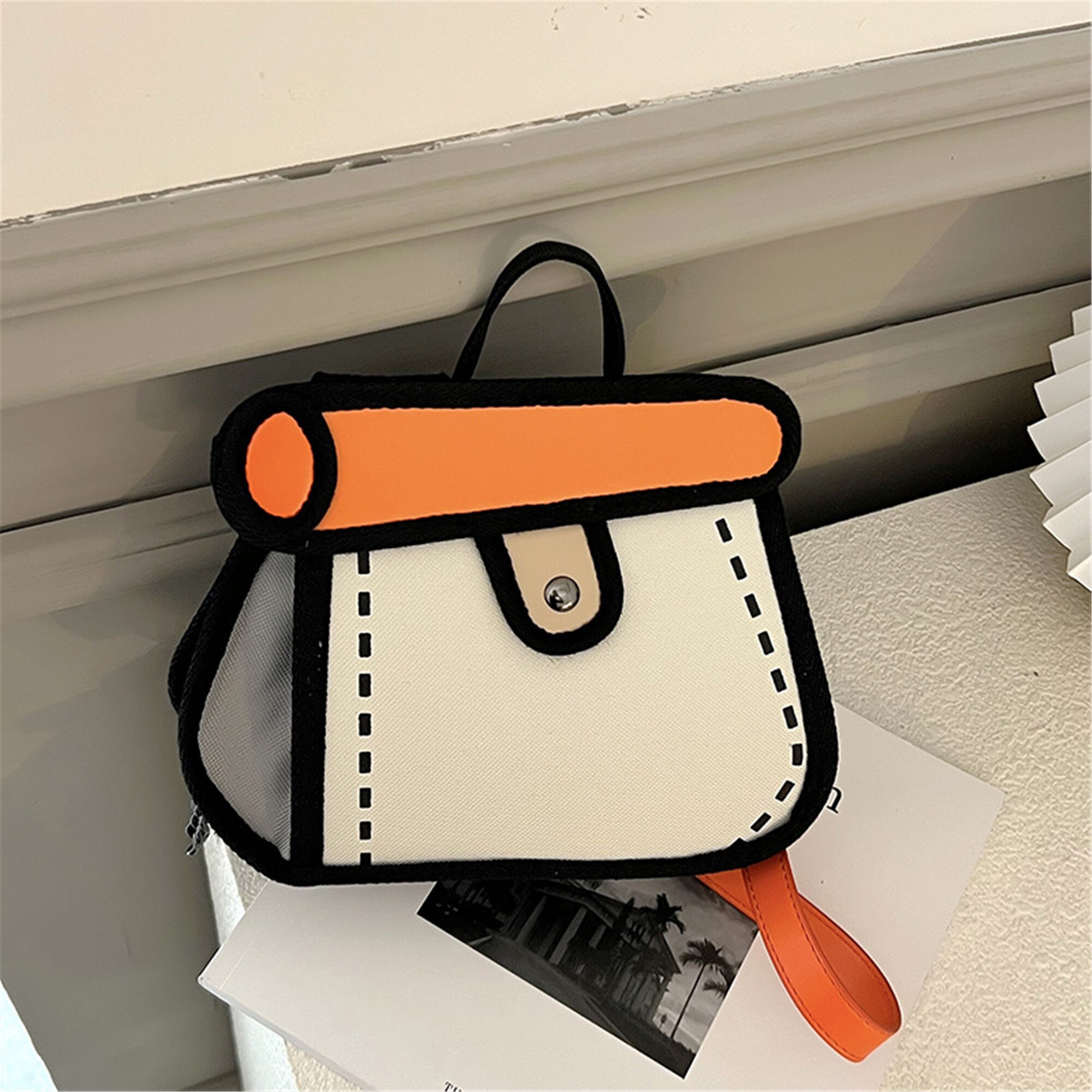 Duck Design Crossbody Bag, Kawaii Cartoon Fanny Pack, Girls Cute Nylon  Chest Purse - Temu