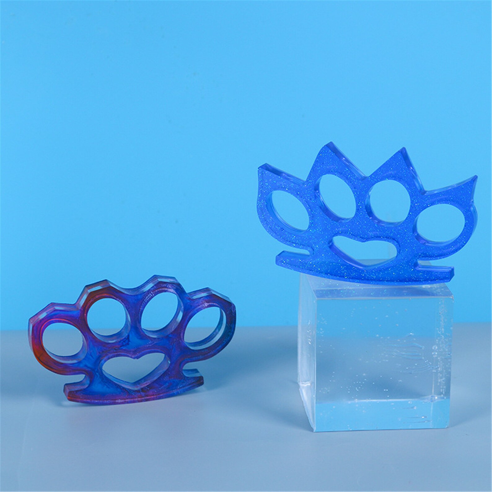 Brass Knuckles Mold Resin knuckles keychain defense Etsy