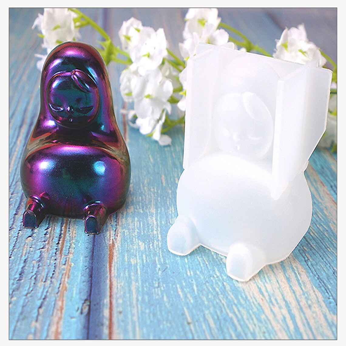 Toy Figurine Mold Resin Mold Silica Gel Mold Translucent Etsy