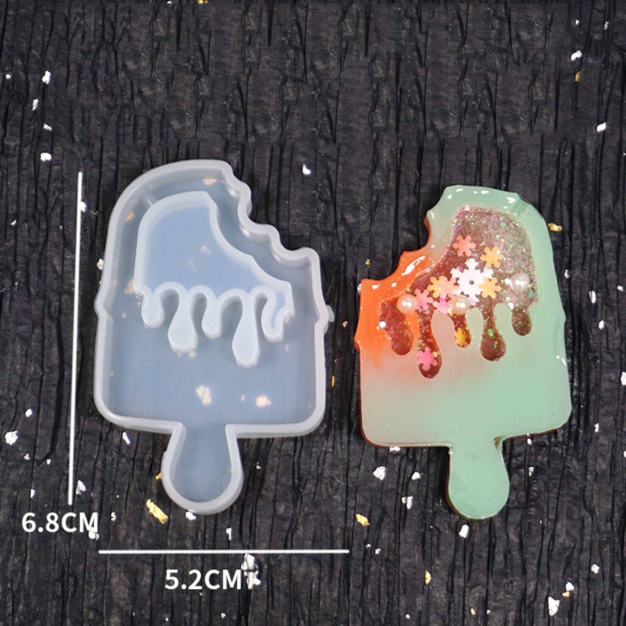 Resin Shaker Mold Creative Heart Mold Cartoon Shaker Mold Etsy