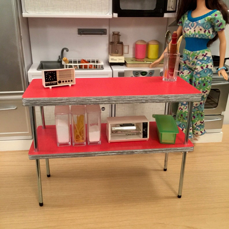 1/6 Scale Kitchen ISLAND Shelf Unit Industrial Loft Mid Etsy
