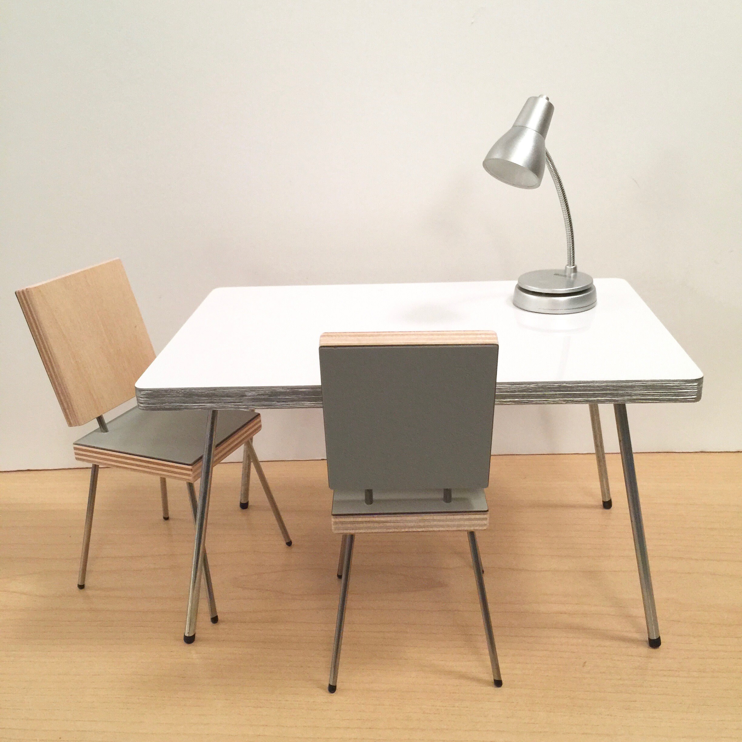 1/6 Esstisch nur WEIß Retro Mid Century Modern Mini für | Etsy