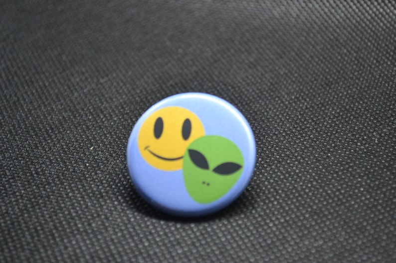millennial pin 90s kid button smiley face button alien button alien smiley face inflatable chair 90s button millennial button