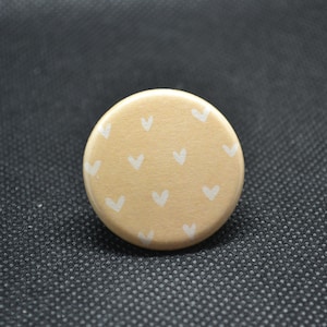 heart pins, heart buttons, orange heart pins, backpack buttons, accessory pin, love button, love pin, pride pin, pride button
