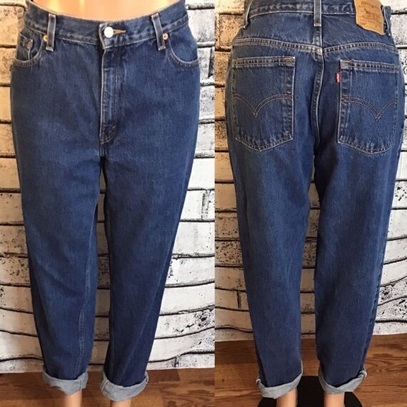 Vintage 90s Levi’s 550 High Waisted Jeans/ Vintag… - image 1