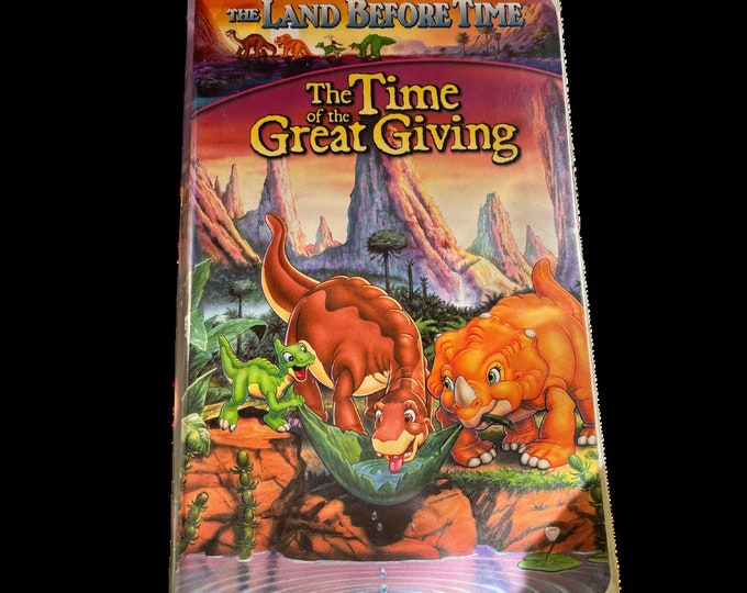 The Land Before Time III: the Time of Great Giving (VHS, 1995 ...