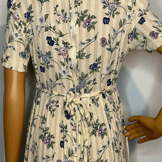 Vintage 90s Yellow Floral Maxi Dress, 90s dress, … - image 3